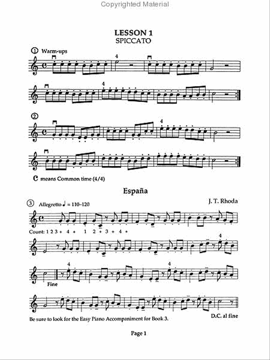 The ABCs of Violin for the Advanced Violin scores gallery preview page 2