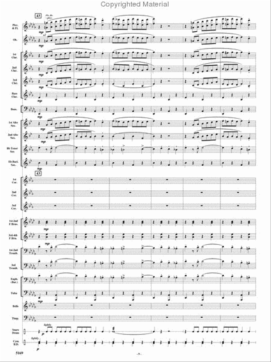 Rolling Thunder Concert Band scores gallery preview page 8