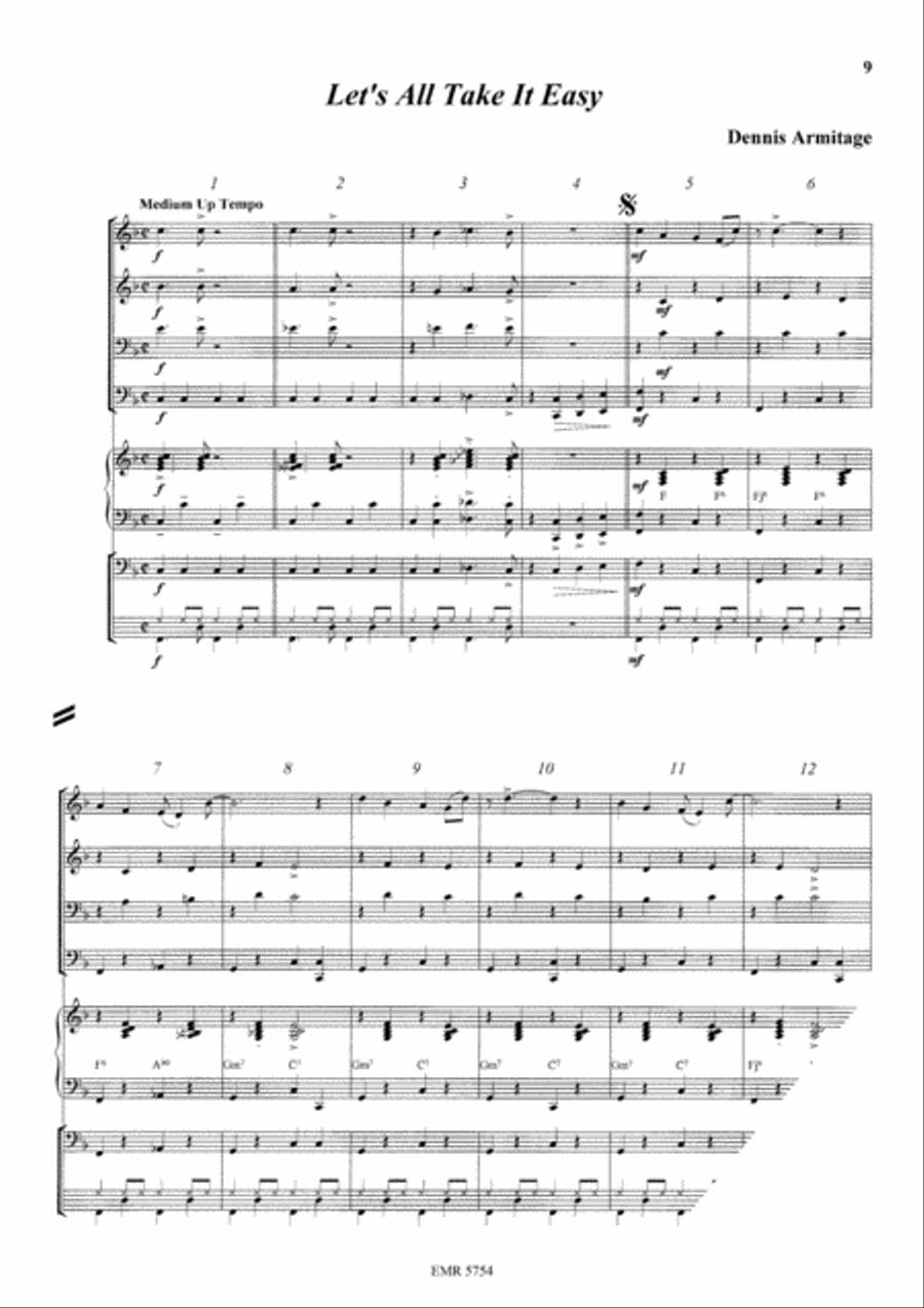 Dixieland Brass Ensemble scores gallery preview page 4