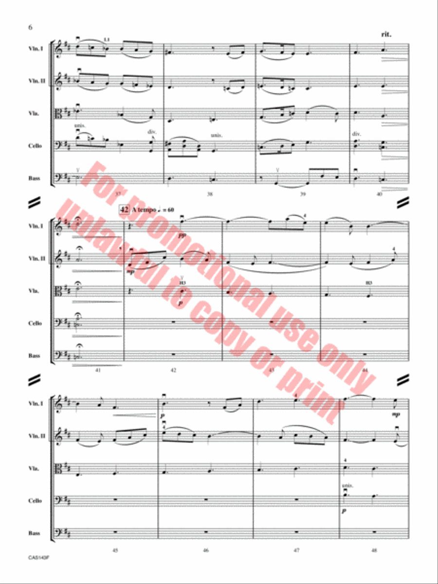 Night Blooming Jasmine String Orchestra scores gallery preview page 7