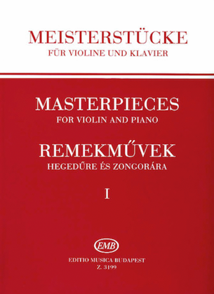 Masterpieces For Violin And Piano Volume 1