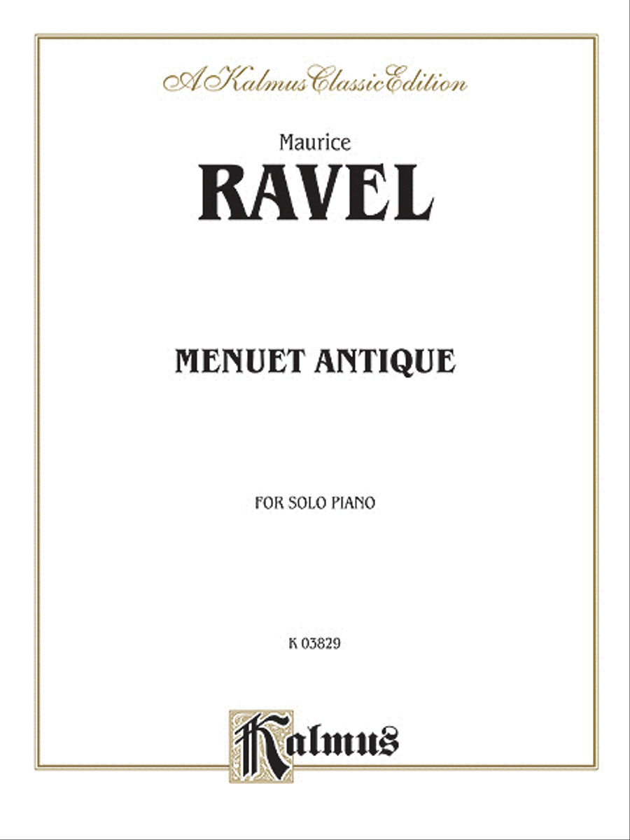 Menuet Antique Small Ensemble scores gallery preview page 1