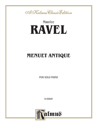 Book cover for Menuet Antique