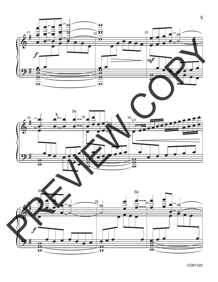 Aurora Aurora Handbell Choir scores gallery preview page 4