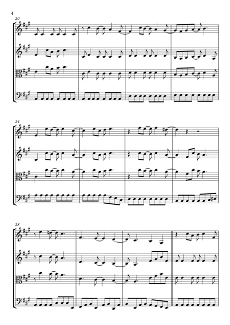 Here Comes The Sun Here Comes The Sun String Trio scores gallery preview page 5