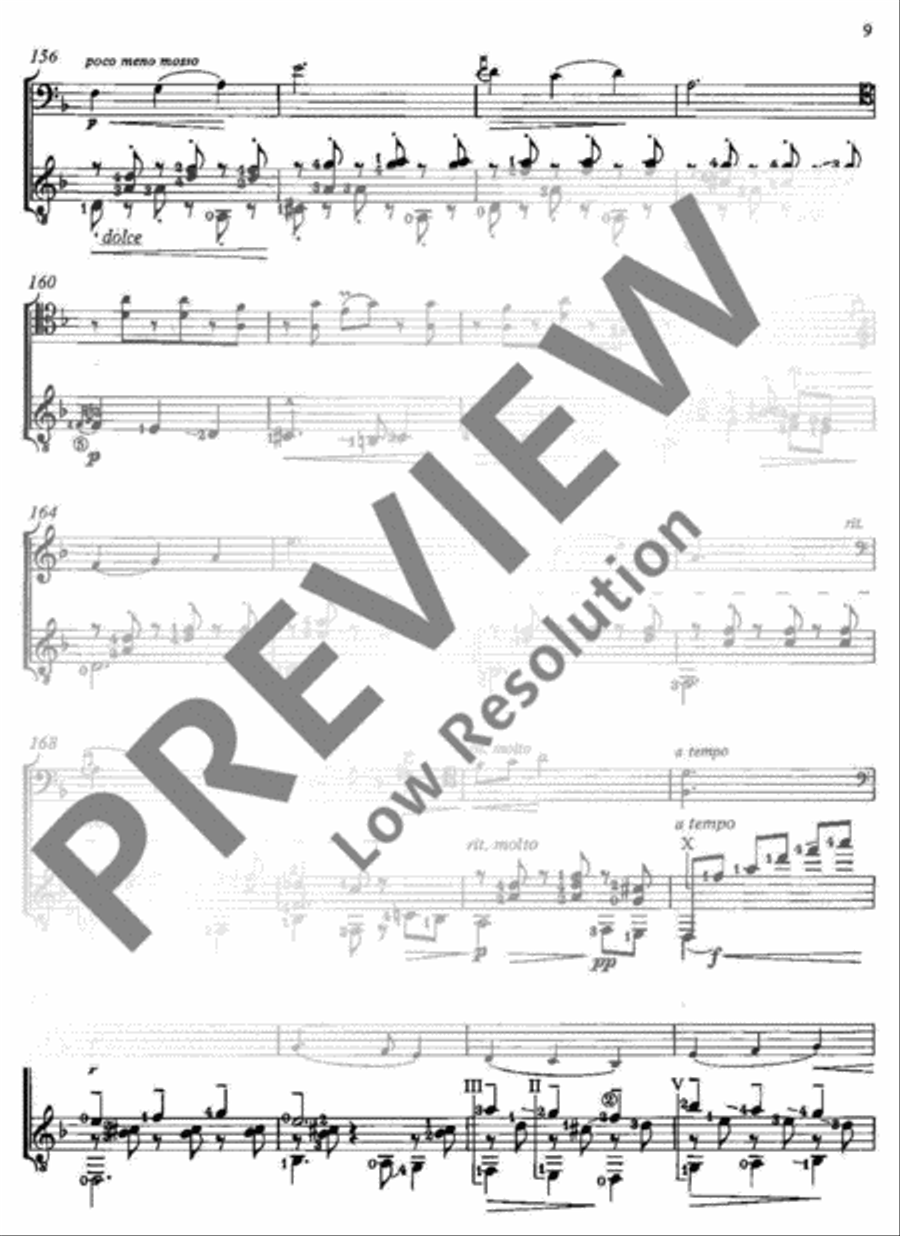 Córdoba (Nocturne) Cello scores gallery preview page 10
