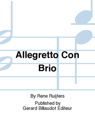 Book cover for Allegretto Con Brio