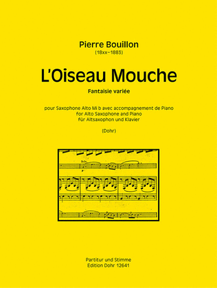 L'Oiseau Mouche für Altsaxophon und Klavier -Fantaisie variée-