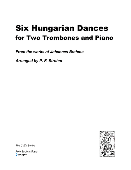 Six Hungarian Dances for Two Trombones and Piano image number null