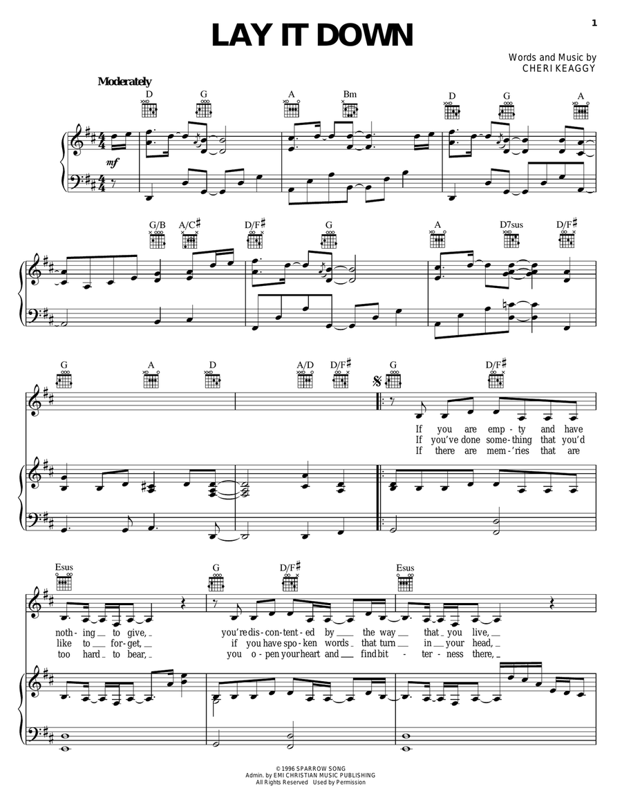 Lay It Down Acoustic Guitar scores gallery preview page 1