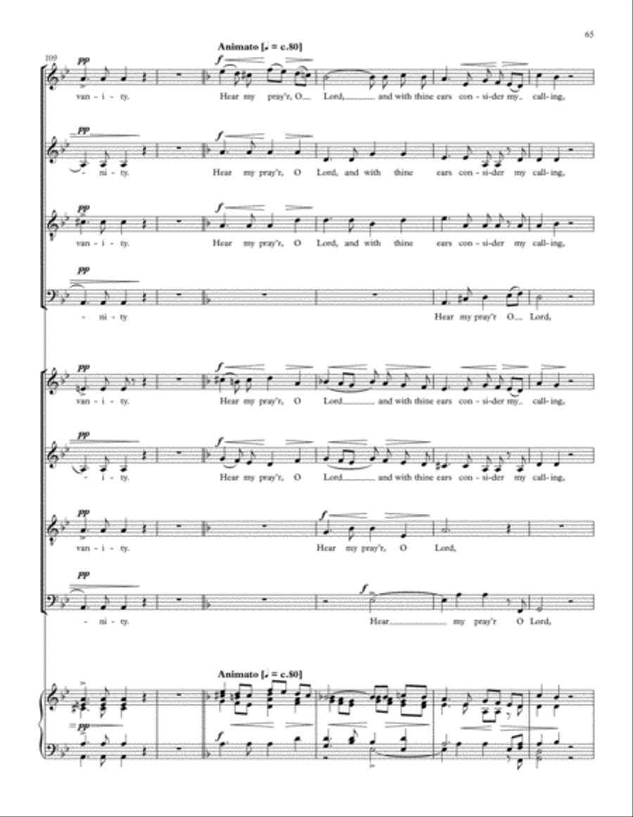 Songs of Farewell Divisi scores gallery preview page 81