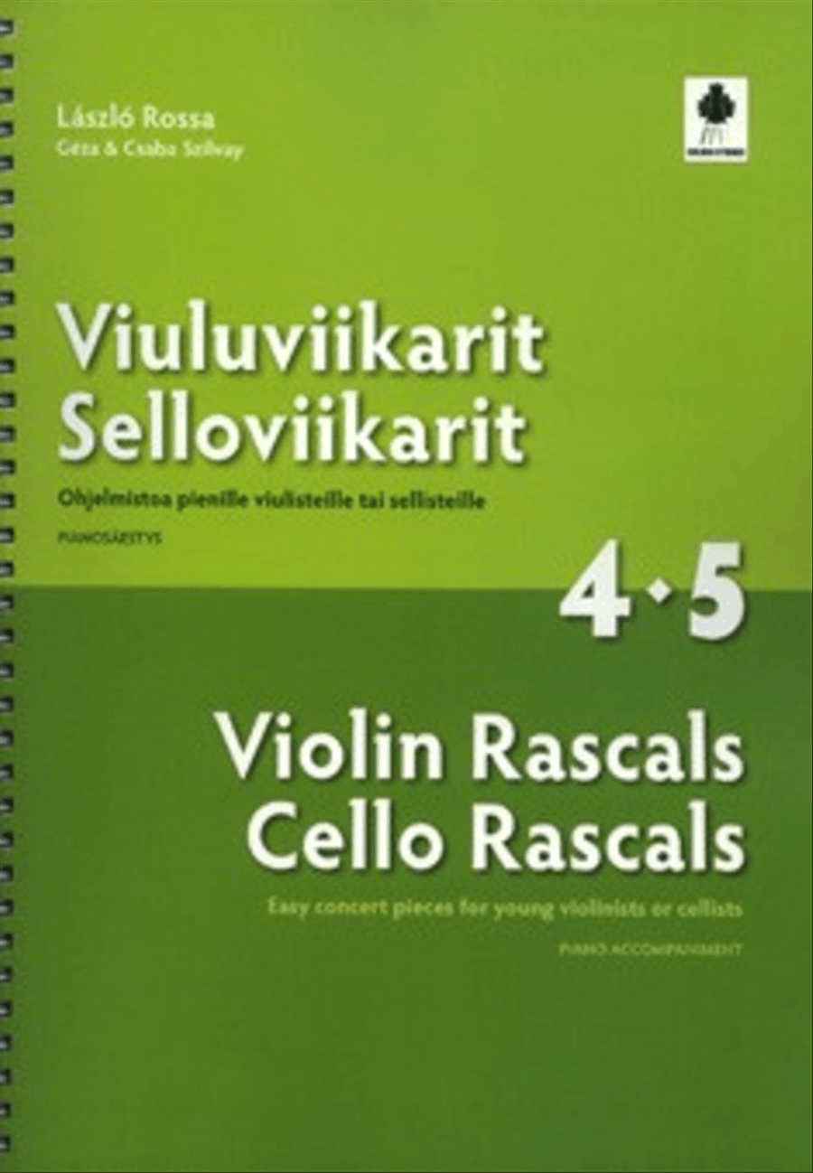 Violin/Cello Rascals (Viulu-/selloviikarit) 4-5 Cello scores gallery preview page 1