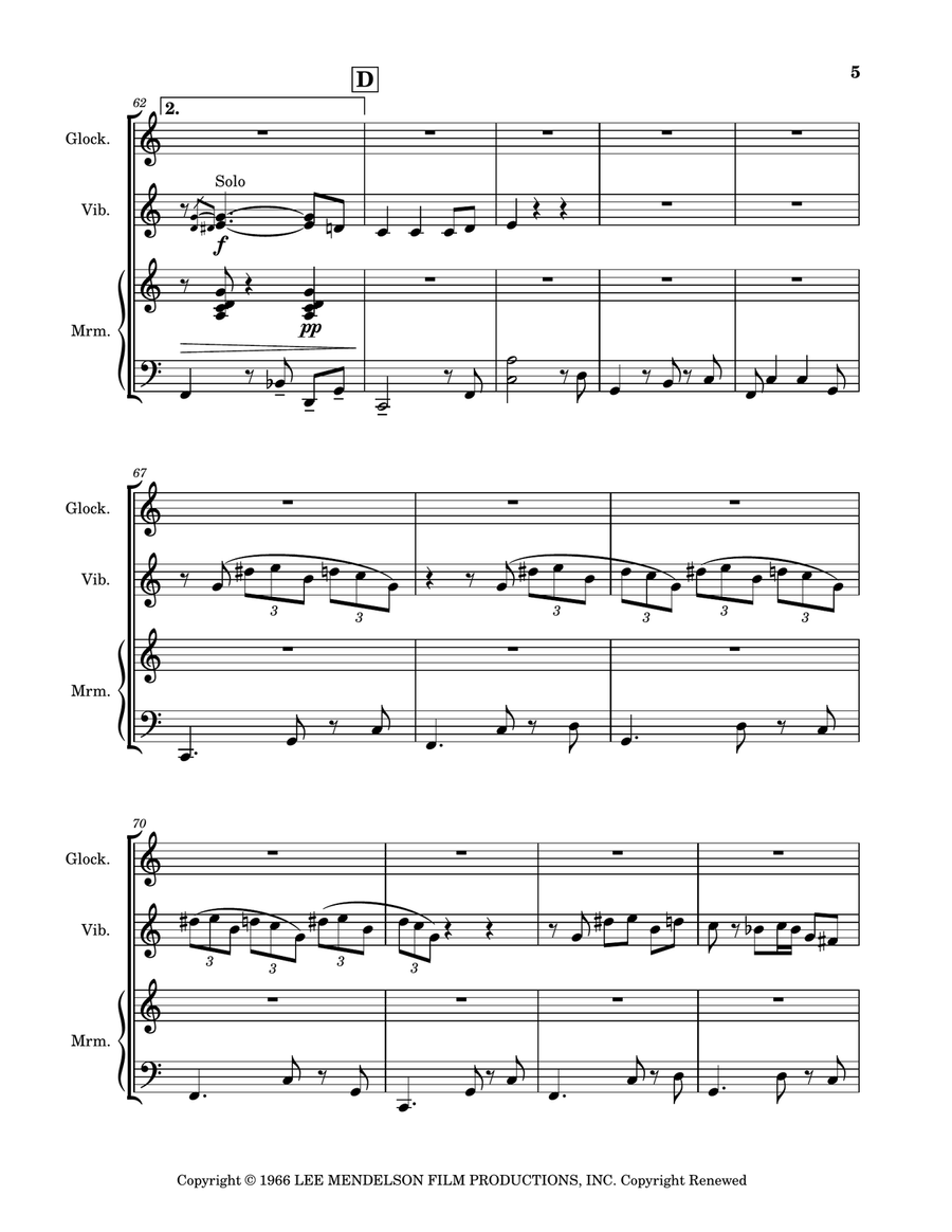 Skating Percussion Ensemble scores gallery preview page 5