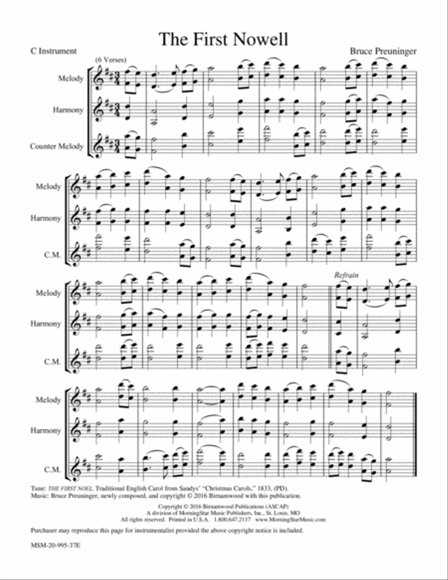 The First Nowell Piano and Keyboard scores gallery preview page 2