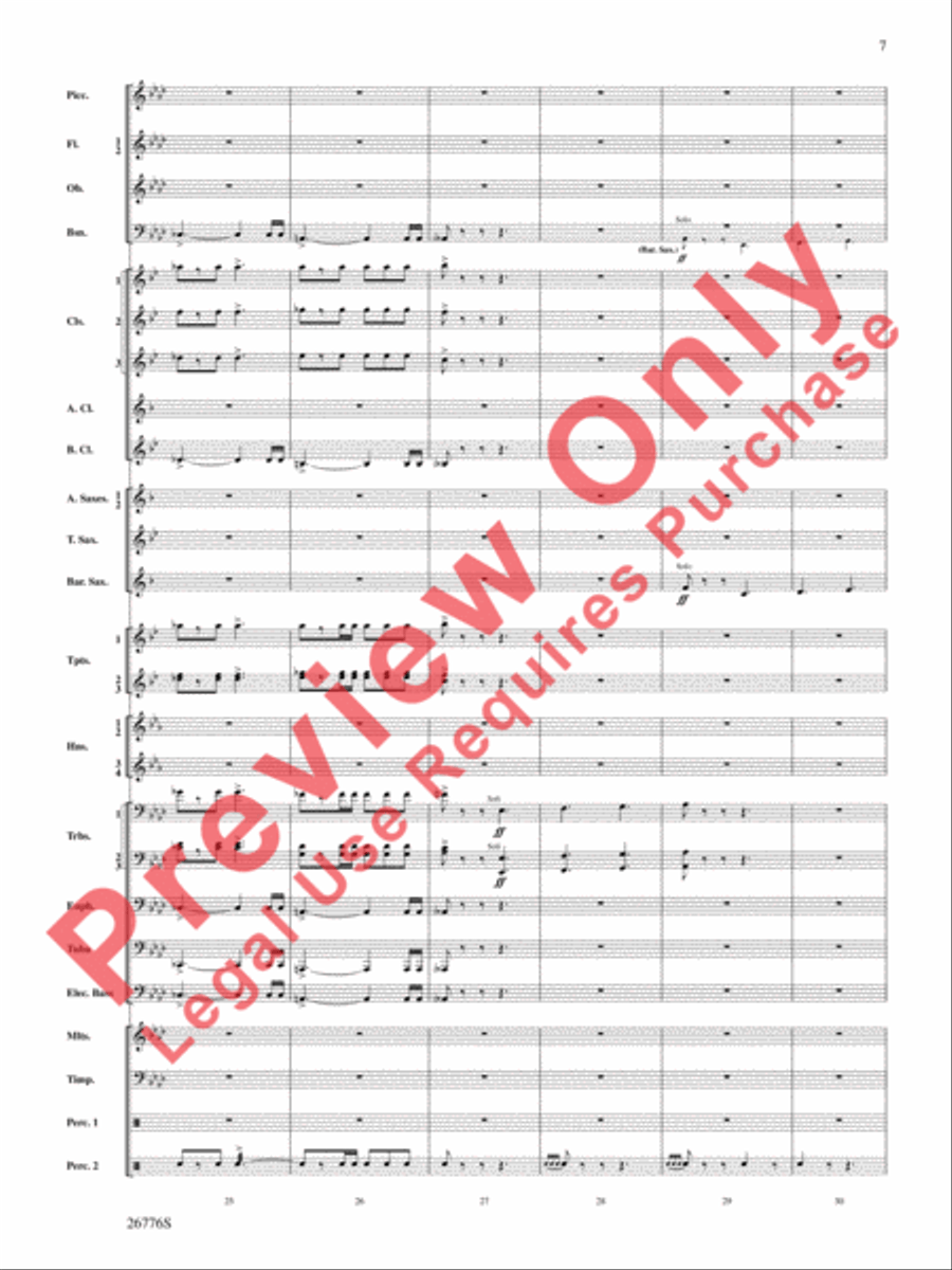The Music of Disneyland Concert Band scores gallery preview page 8