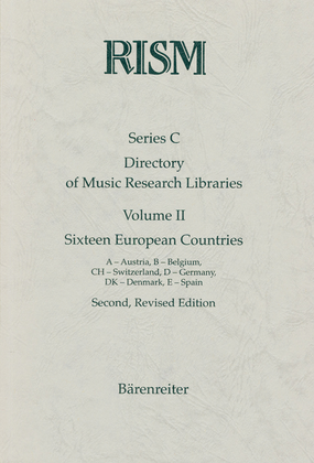 International Inventory of Musical Sources, Series C