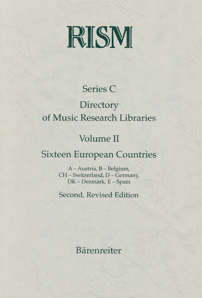 International Inventory of Musical Sources, Series C