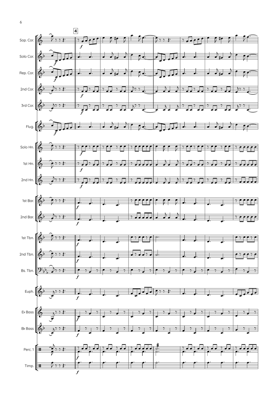 BRASSED OFF! Brass Band scores gallery preview page 6