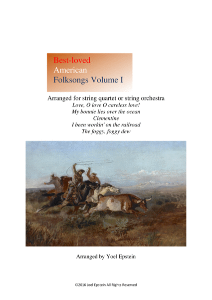 Best-loved American Folksongs for string quartet or string orchestra - Volume 1 image number null