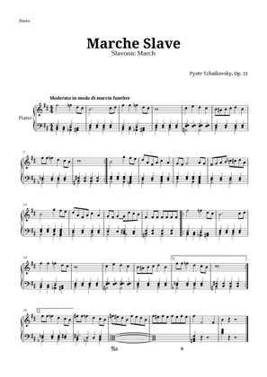 Marche Slave by Tchaikovsky for Piano