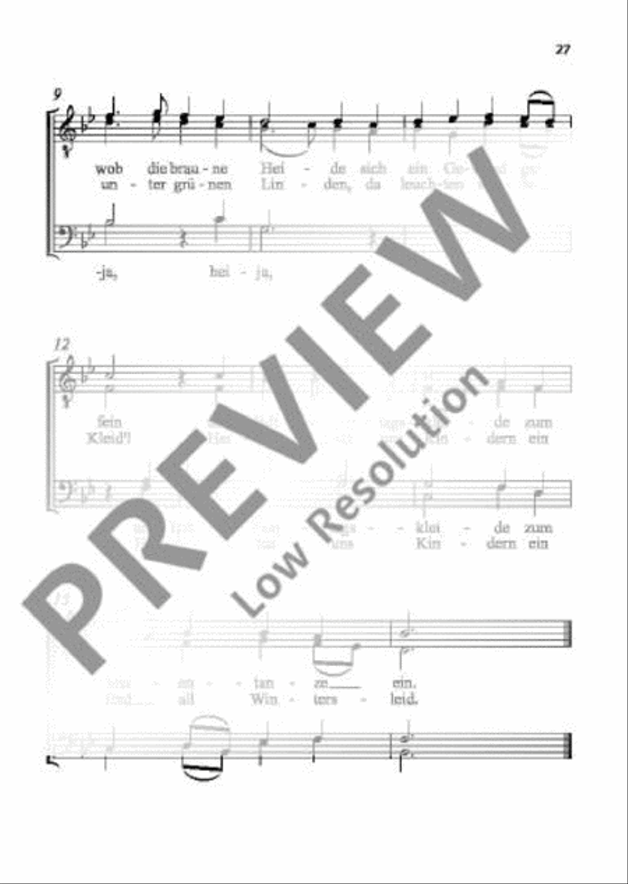 Nun will der Lenz uns grüßen TTBB scores gallery preview page 3