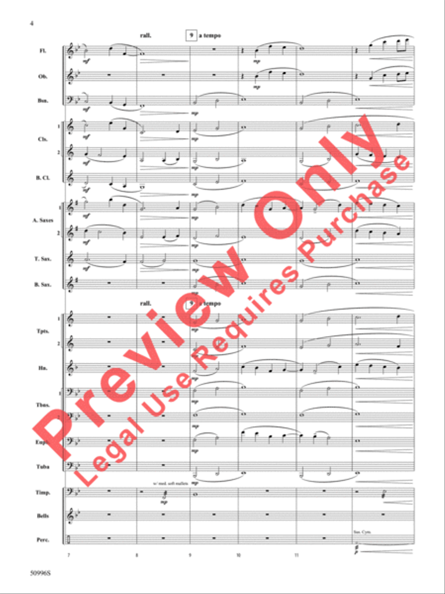 Cherished Concert Band scores gallery preview page 5
