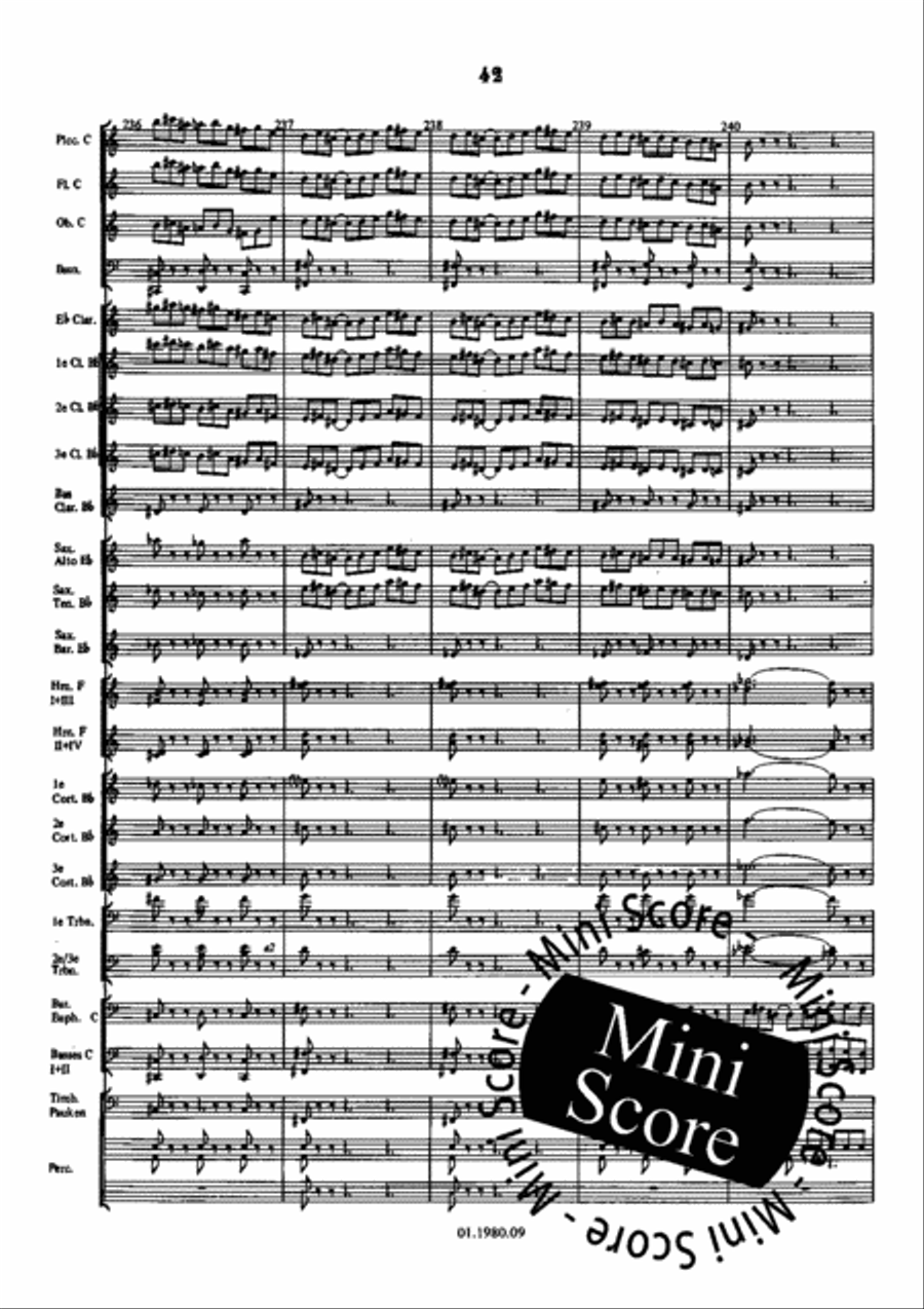 Dynamic Ouverture Concert Band scores gallery preview page 46