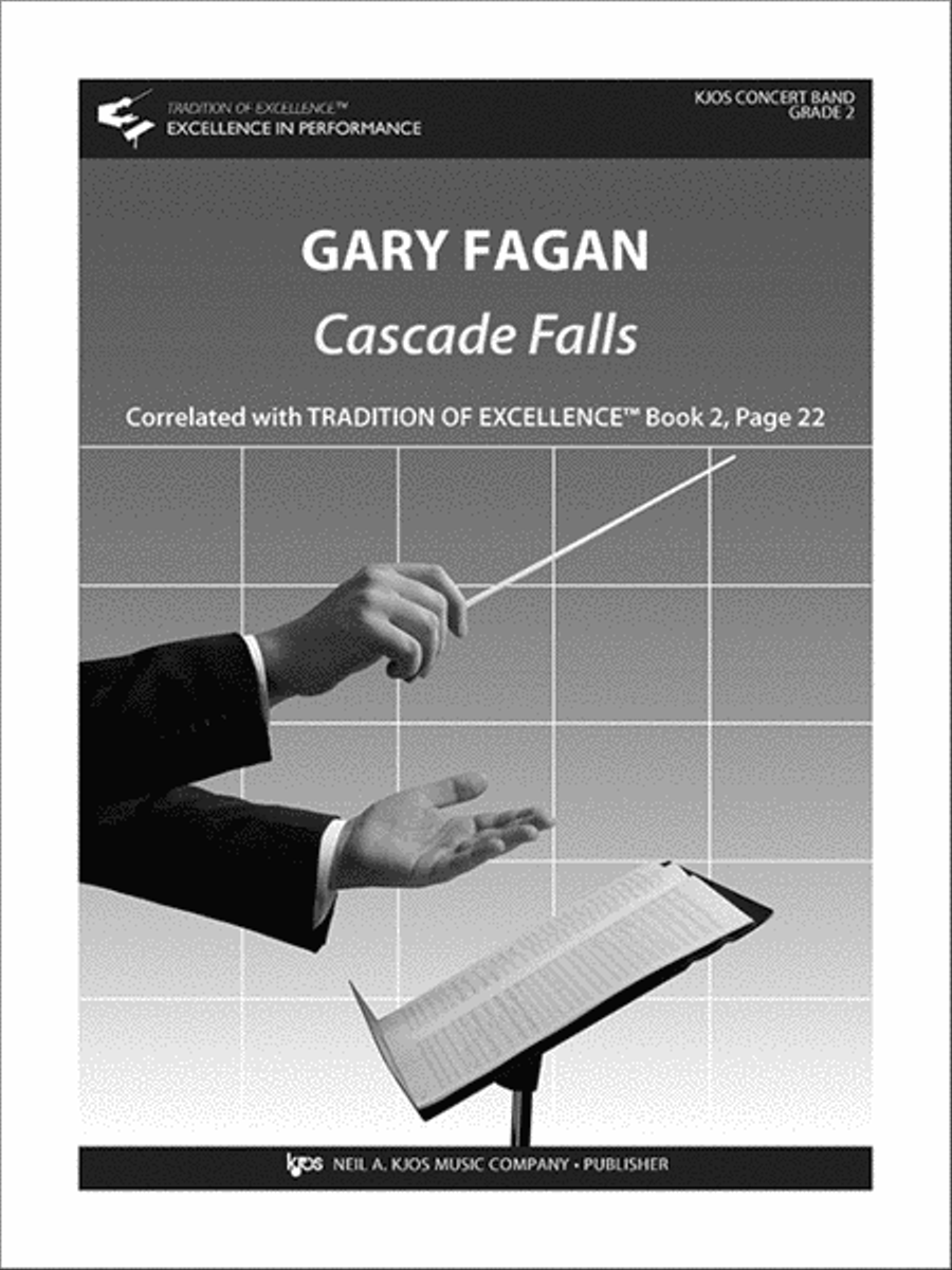 Cascade Falls - Score Concert Band scores gallery preview page 1