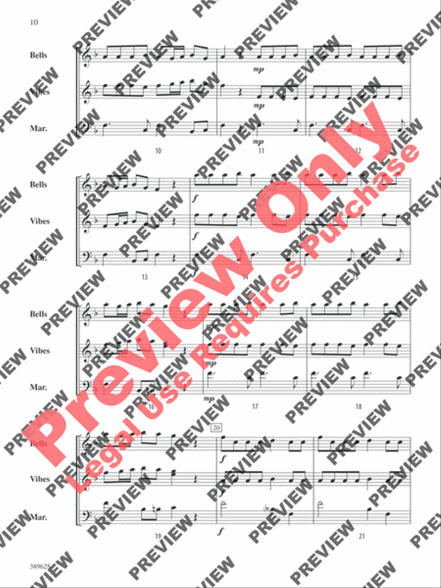 Classic Mallet Trios, Volume 2 Small Ensemble scores gallery preview page 11