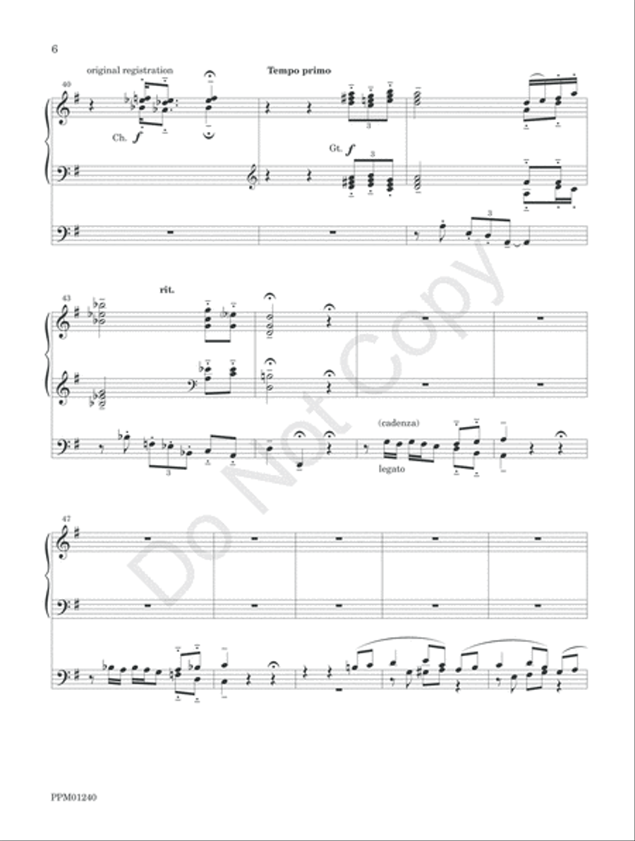 Fanfares and Toccatas on 'Engelberg' Organ scores gallery preview page 9