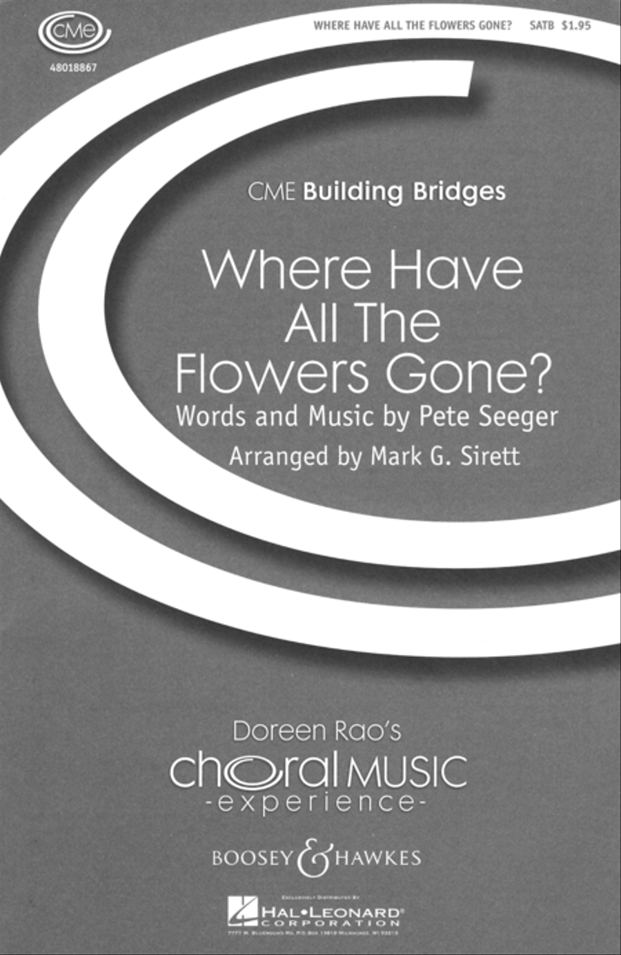 Where Have All the Flowers Gone 4-Part scores gallery preview page 1