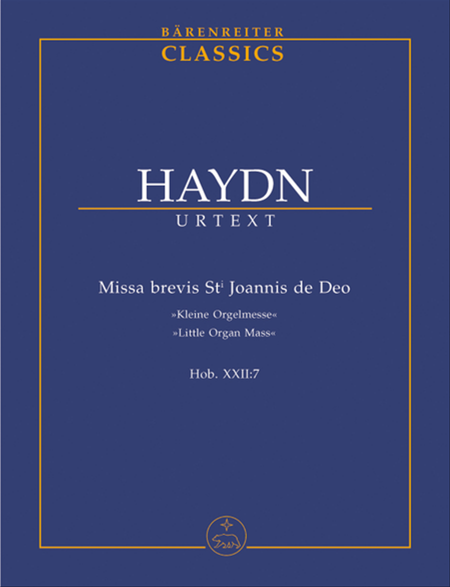 Missa brevis Sti.Joannis de Deo Hob.XXII:7 Mixed Choir scores gallery preview page 1