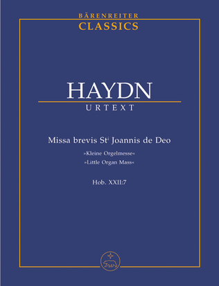 Book cover for Missa brevis Sti.Joannis de Deo Hob.XXII:7