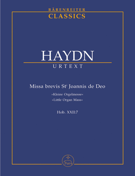 Missa brevis Sti.Joannis de Deo Hob.XXII:7