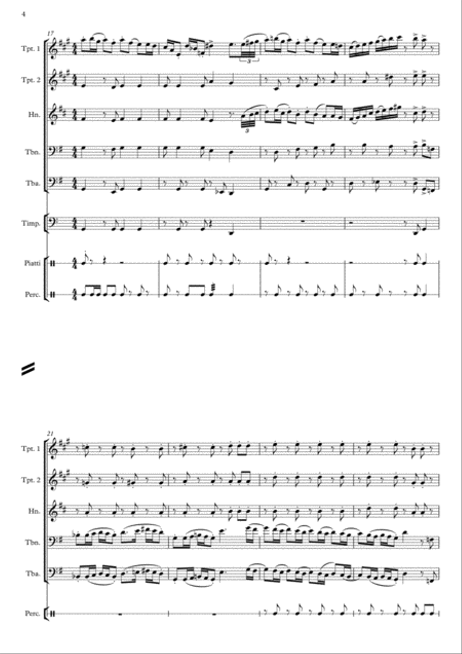 Holiday Flight (from "Home Alone") // Brass Quintet image number null