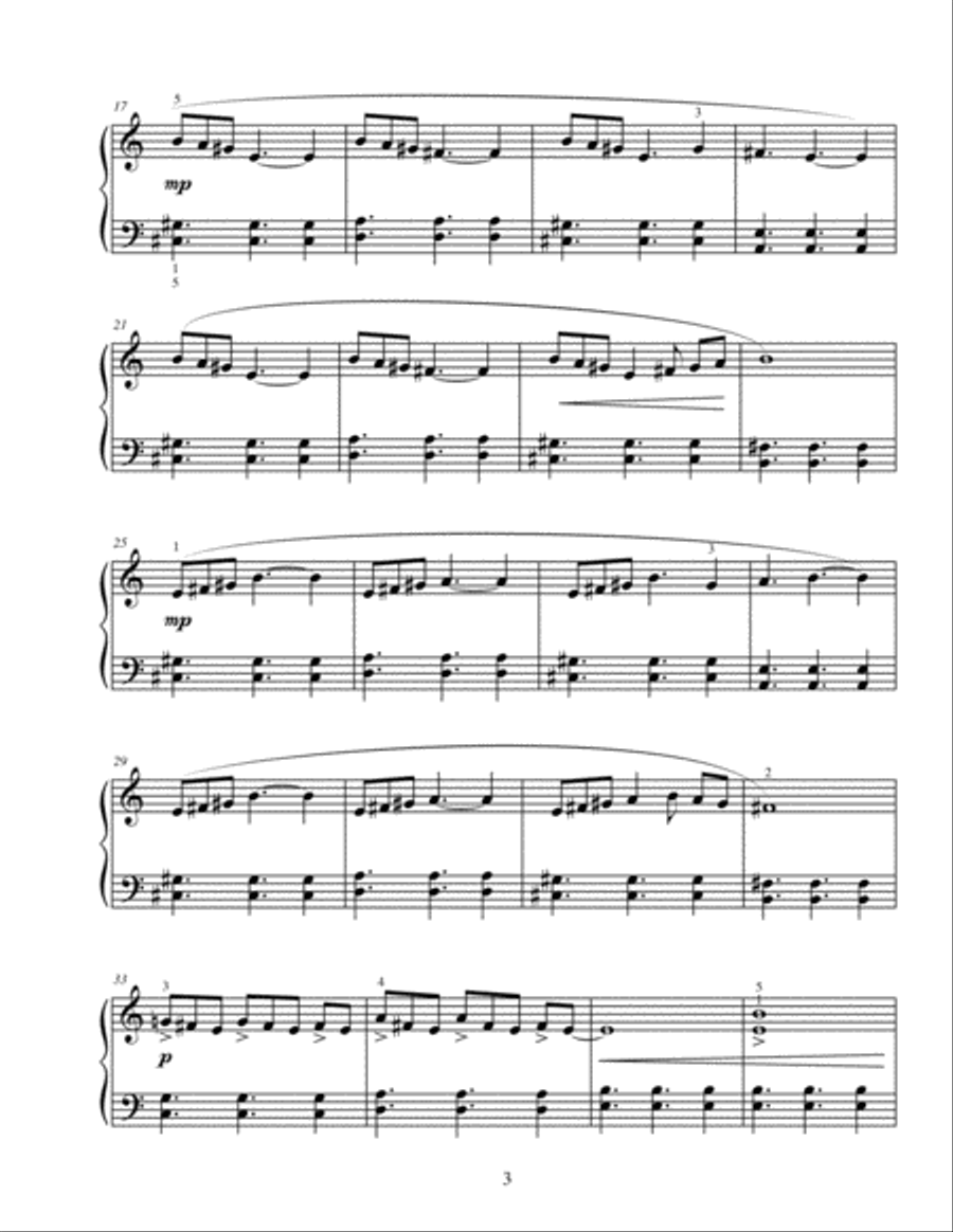 Spinning Dance Piano Solo scores gallery preview page 3