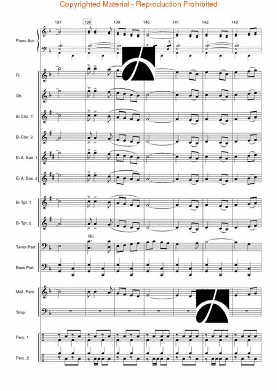 Spanish Overture Concert Band scores gallery preview page 27
