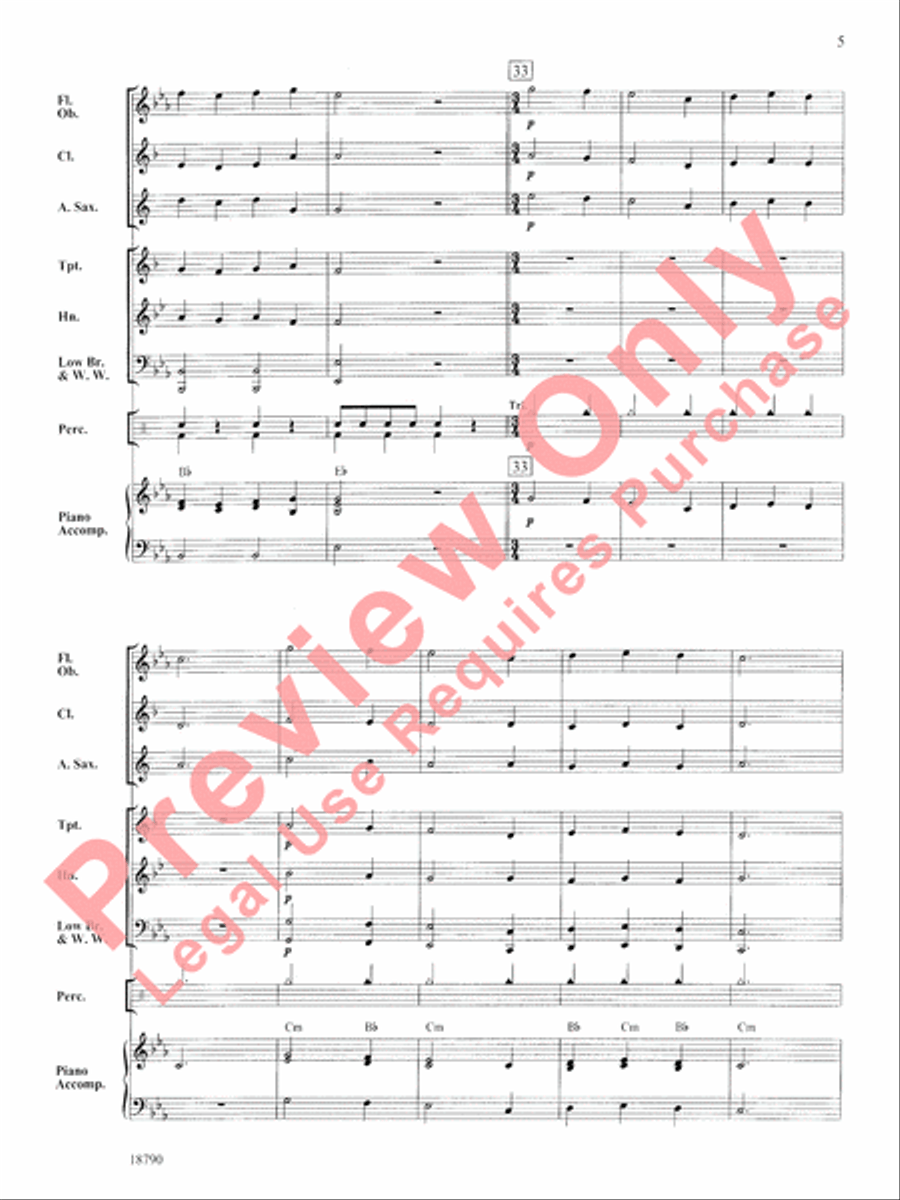 Christmas Fun Concert Band scores gallery preview page 6