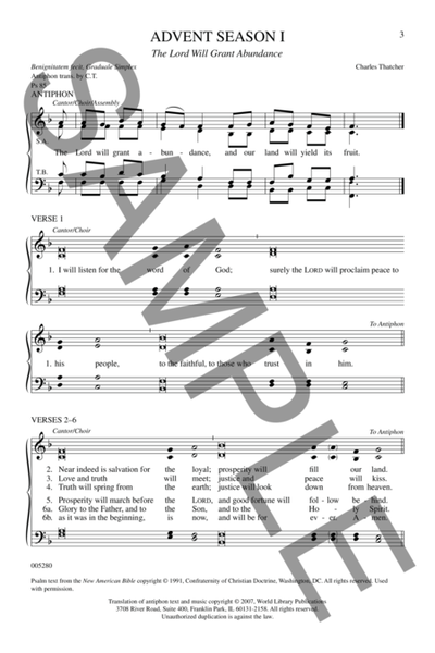 Seven Communion Chants for the Advent and Christmas Seasons image number null