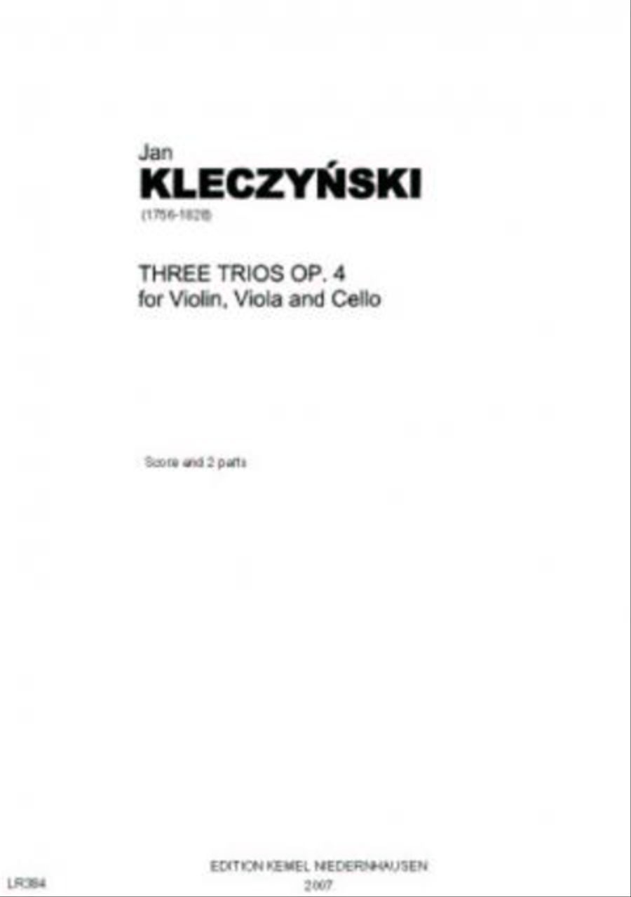 Three trios Three trios String Trio scores gallery preview page 1