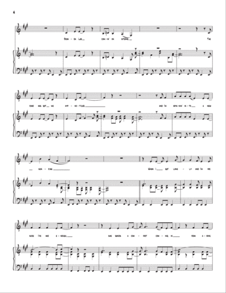 Radar Love Voice scores gallery preview page 4