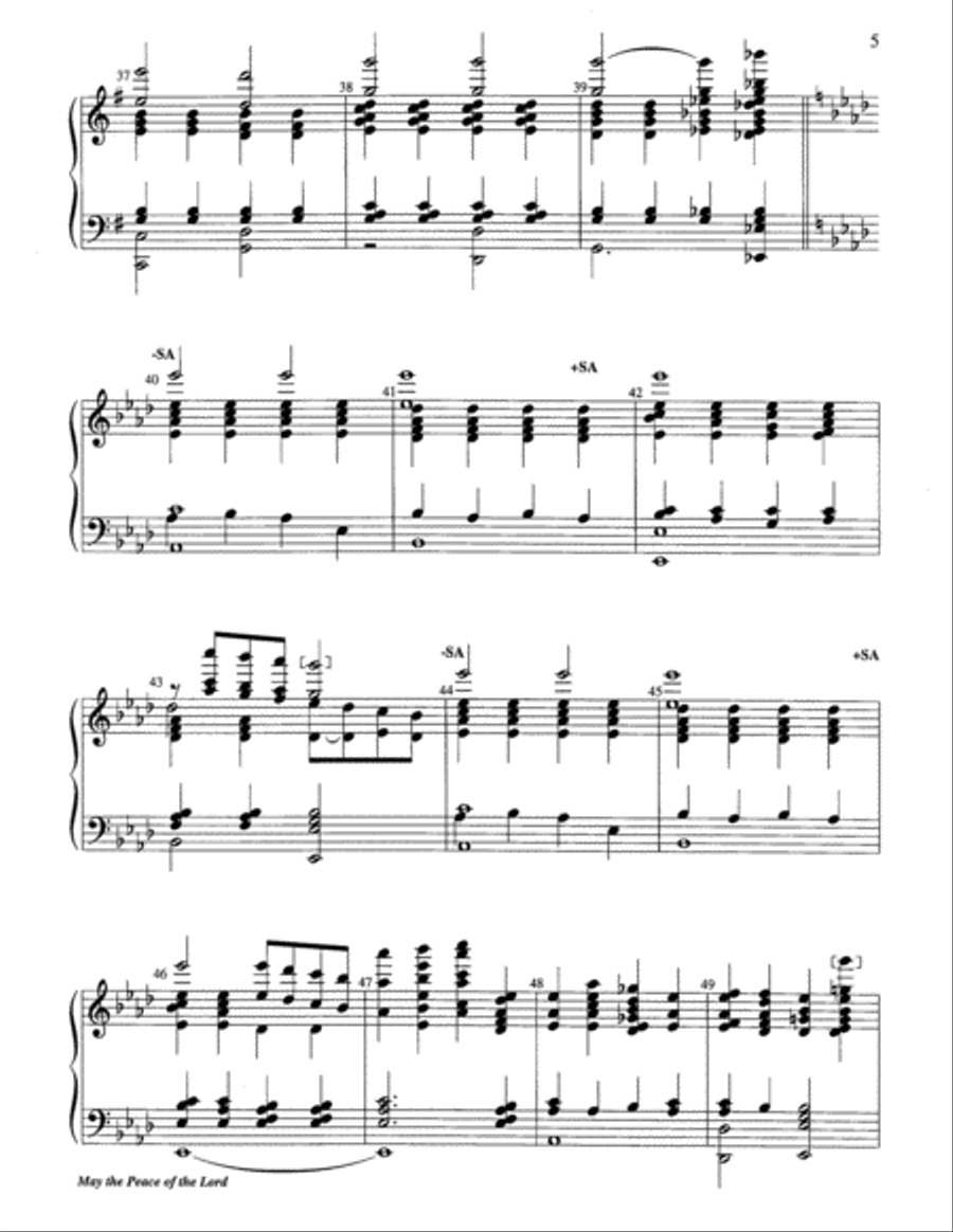 May the Peace of the Lord 5-Octaves scores gallery preview page 10