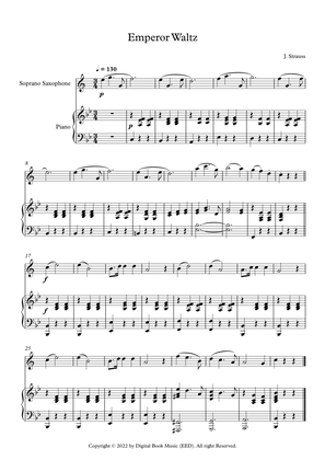 Emperor Waltz - Johann Strauss Jr. (Soprano Sax + Piano)