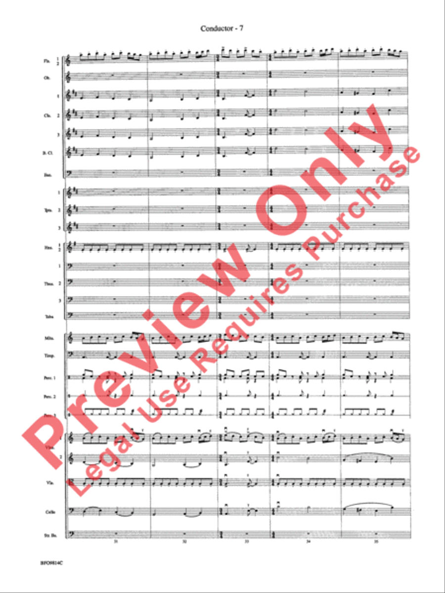 Into the Storm Full Orchestra scores gallery preview page 10