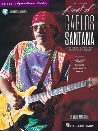 Book cover for Best of Carlos Santana – Signature Licks – 2nd Edition