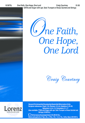 Book cover for One Faith, One Hope, One Lord