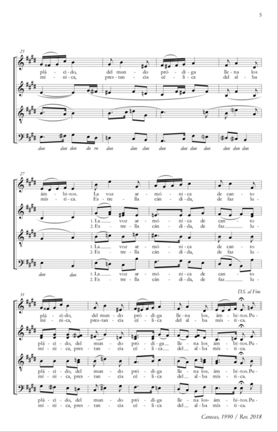 Dos aguinaldos venezolanos del siglo XIX 4-Part scores gallery preview page 5