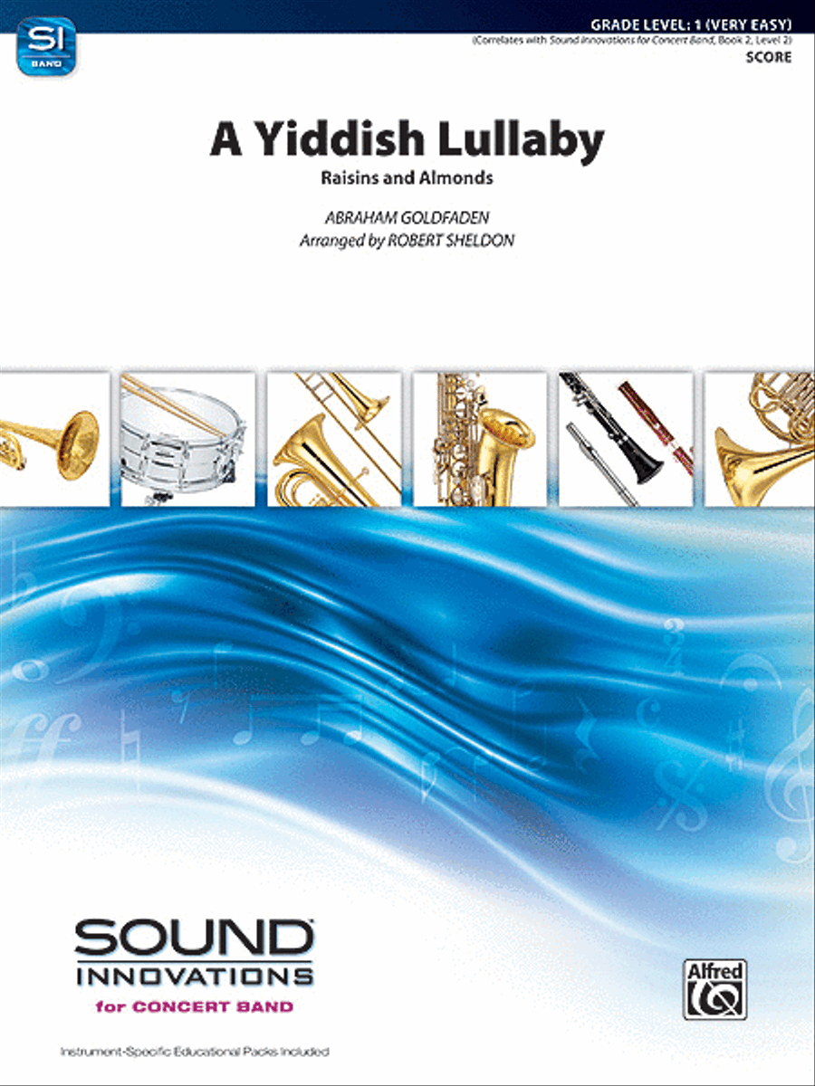 A Yiddish Lullaby Concert Band scores gallery preview page 1