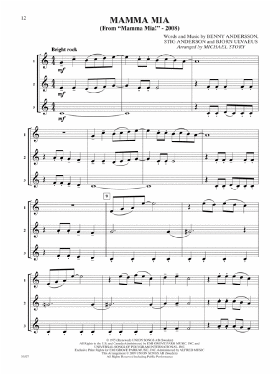 Movie Trios for All Movie Trios for All Small Ensemble scores gallery preview page 3