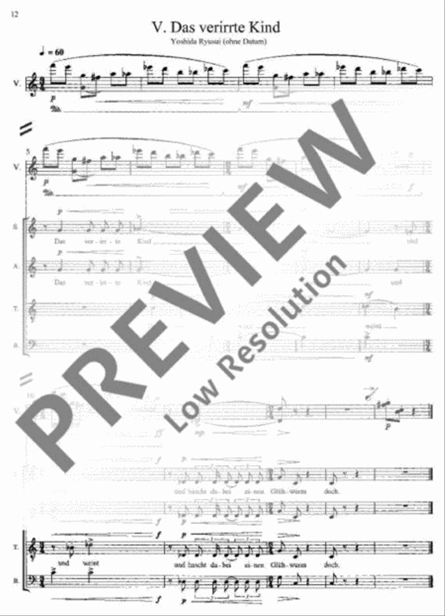 11 Haiku 11 Haiku 4-Part scores gallery preview page 13